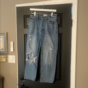 Abercrombie & Fitch Light Blue Boyfriend Jeans